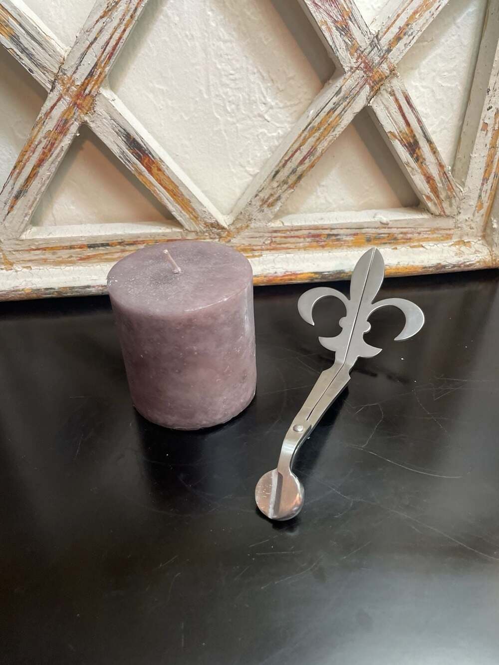 Wickman Fleur de Lis Stainless Steel Candle Wick Trimmer